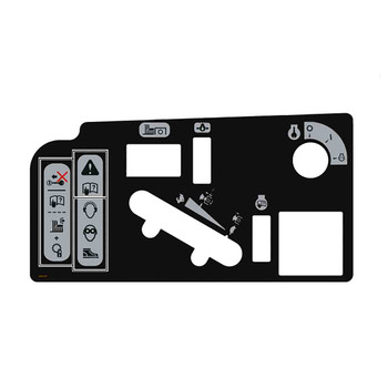 605767 - DECAL INSTRUMENT PANEL - Hustler