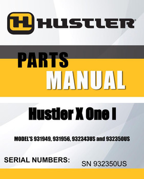 Hustler X One i SN 931956 parts manual - Hustler Lawn Mowers parts