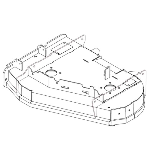 555582 - DECK SERVICE ASSEMBLY 36 IN DECAL - Hustler