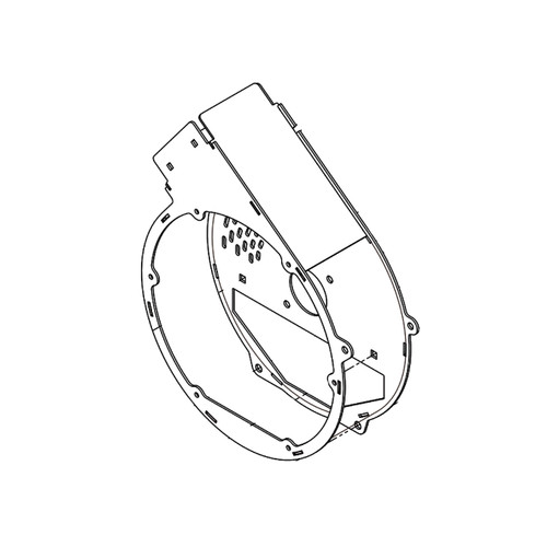 555795 - SERVICE BLOWER DECAL ASSEMBLY - Hustler