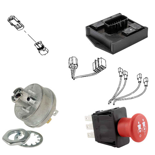 Wire Harness Kit For Hustler Super S Kawasaki FX600 (19hp) 36"