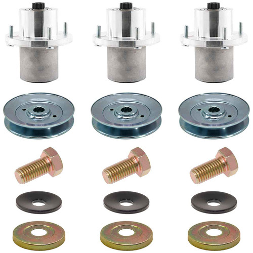 Complete Spindle Kit With Pulleys For Hustler TrimStar 54" Model 942268