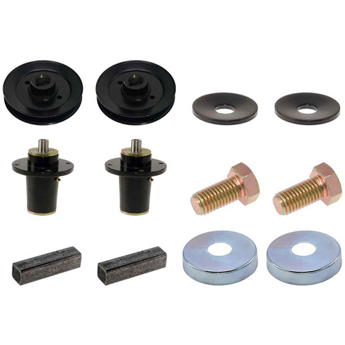 Complete Spindle Kit With Pulleys For Hustler Hustler Super S 36" Model 940288
