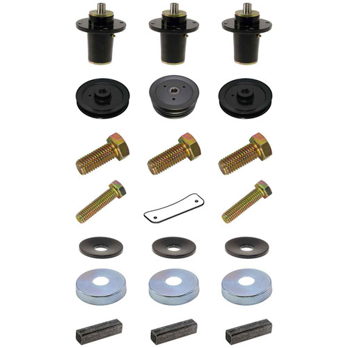 Complete Spindle Kit With Pulleys For Hustler Super SF 60" Model 943522