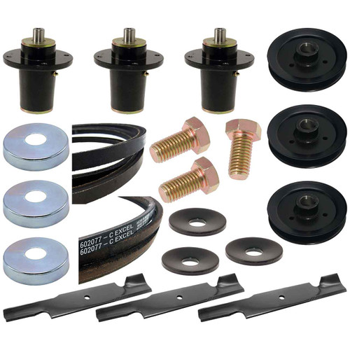 Complete Deck Moving Parts Maintenance Kit For Hustler X-One 52" Model 941864
