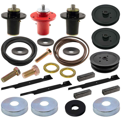 Complete Deck Moving Parts Maintenance Kit For Hustler HyperDrive 72" Model 943043