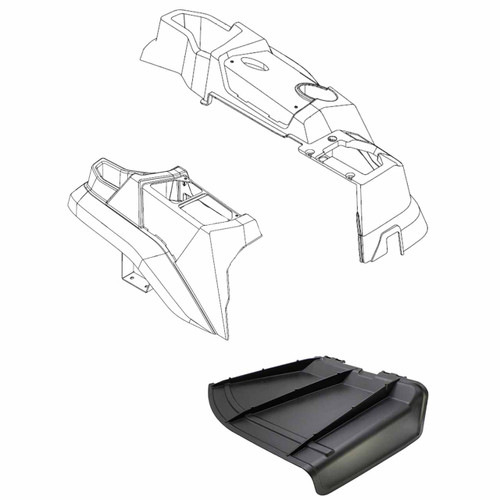 Fenders And Chute Kit For Hustler 944470 Dash XD 34" FR541 - 15HP