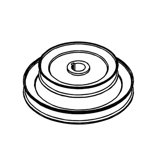 603312 - DOUBLE DRIVE PULLEY 66 IN DECK - Hustler