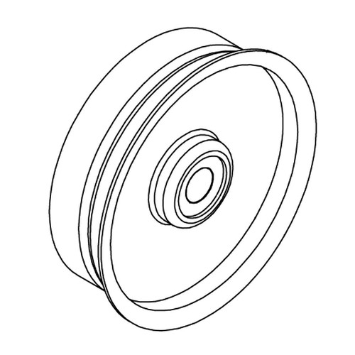 792275 - IDLER BACK SIDE PULLEY - Hustler