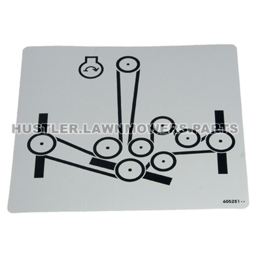 605251 - DECAL BELT ROUTING - Image 1