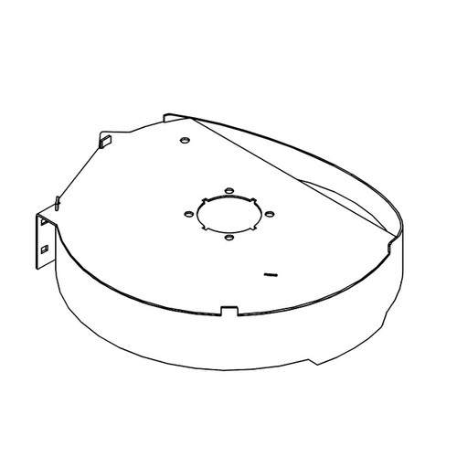 119192 - LEFT SIDE BAFFLE W/A - Hustler