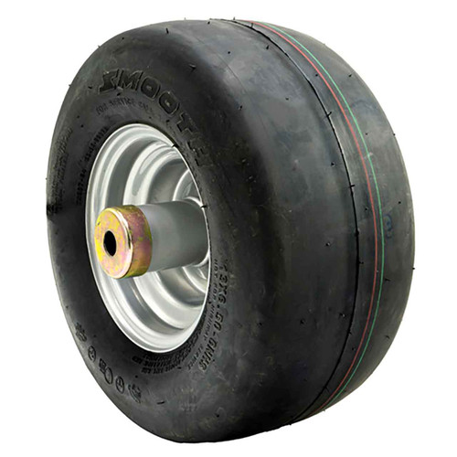 607646 - TIRE WHEEL 13 X 6.50 6 SILVER - Hustler 607646 - TIRE WHEEL 13 X 6.50 6 SILVER - Hustler