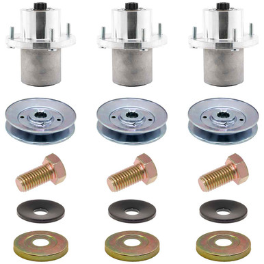 Complete Spindle Kit With Pulleys For Hustler TrimStar 48