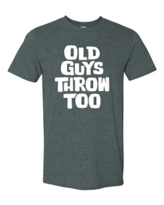 Old Guys Throw Too Dark Heather T Old Guys Throw Too Dark Heather T