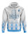 Carolina Blue Argyle Theme Hoodie