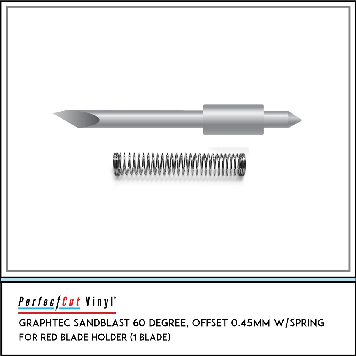 Graphtec Sandblast 60 Degree Vinyl Cutter Blade (1 Blade)