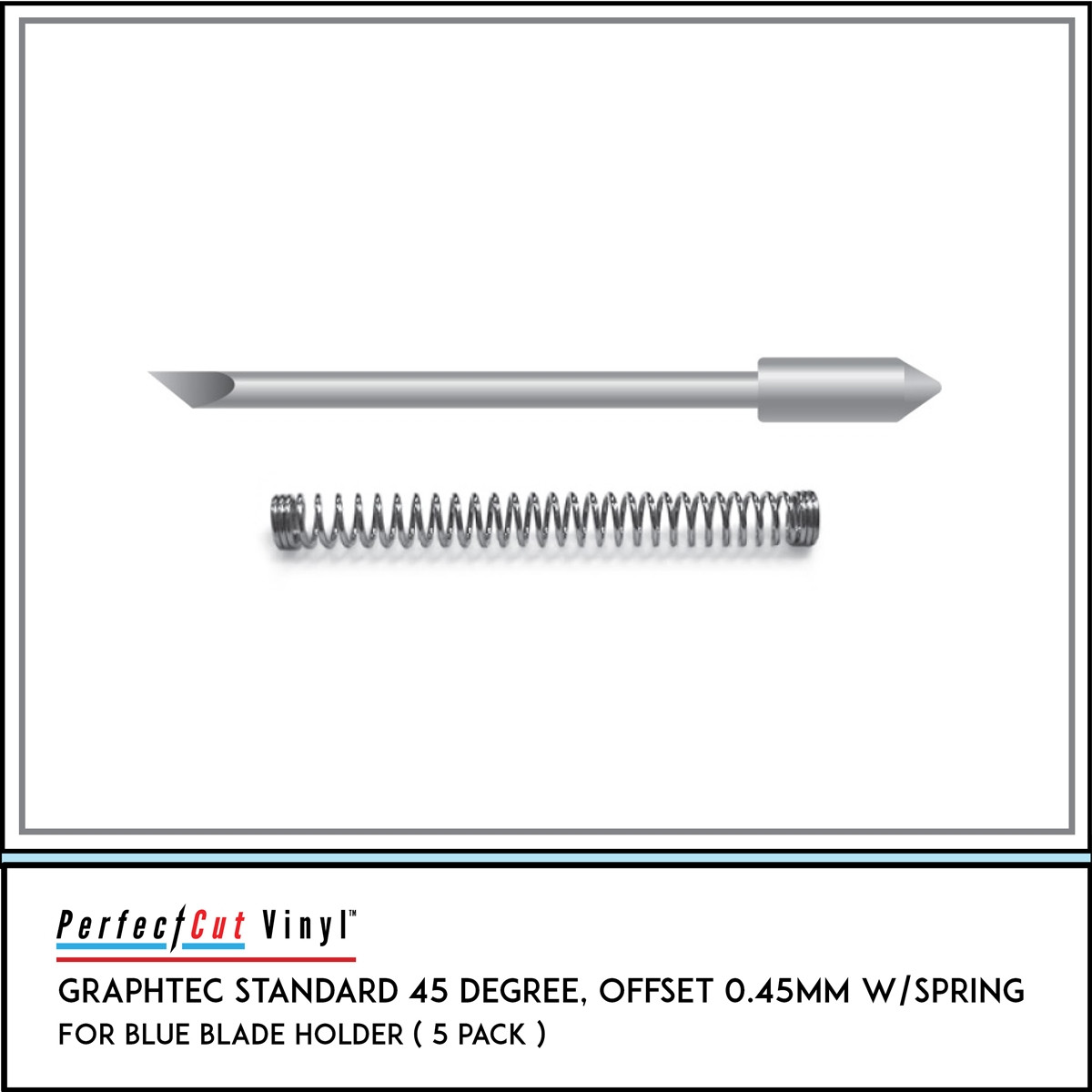 Graphtec Standard 45 Degree Vinyl Cutter Blade (5 Pack)