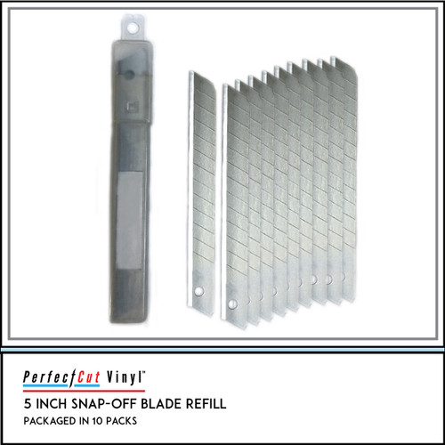 Metal and Plastic Snap Off Utility Knife Refill – PerfectCut Vinyl