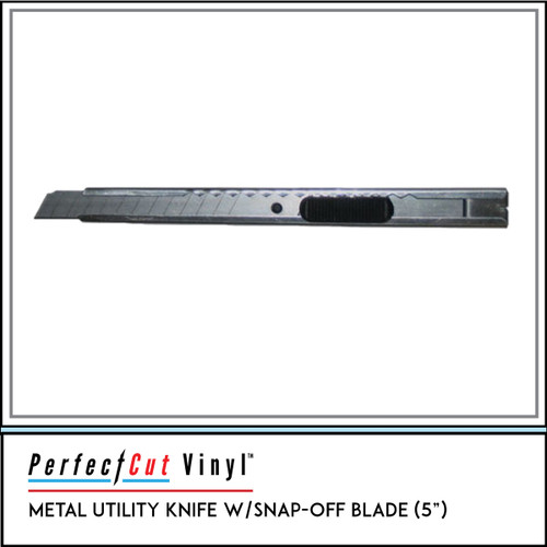 Metal Utility Knife with 5” Snap-Off Blade – PerfectCut Vinyl