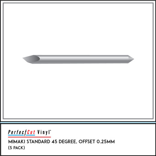 Mimaki Standard 45 Degree, Offset 0.25mm (5 Pack) 5-Pack – PerfectCut Vinyl