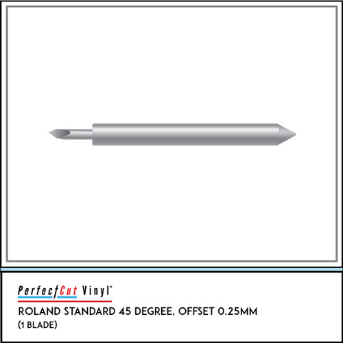 Roland Standard 45 Degree, Offset 0.25mm (5 Pack) 5-Pack – PerfectCut Vinyl