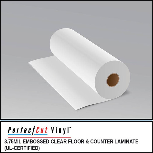 3.75mil Embossed Clear Floor & Counter Laminate (UL-Certified)