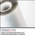 PerfectCut Vinyl 1.0mil polyester mounting film with permanent/removable adhesive, shown as a partially unrolled clear film roll on a white surface.