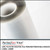 PerfectCut Vinyl 1.0mil polyester mounting film with permanent/removable adhesive and 1.5mil liner, shown as a partially unrolled clear film roll on a white surface.