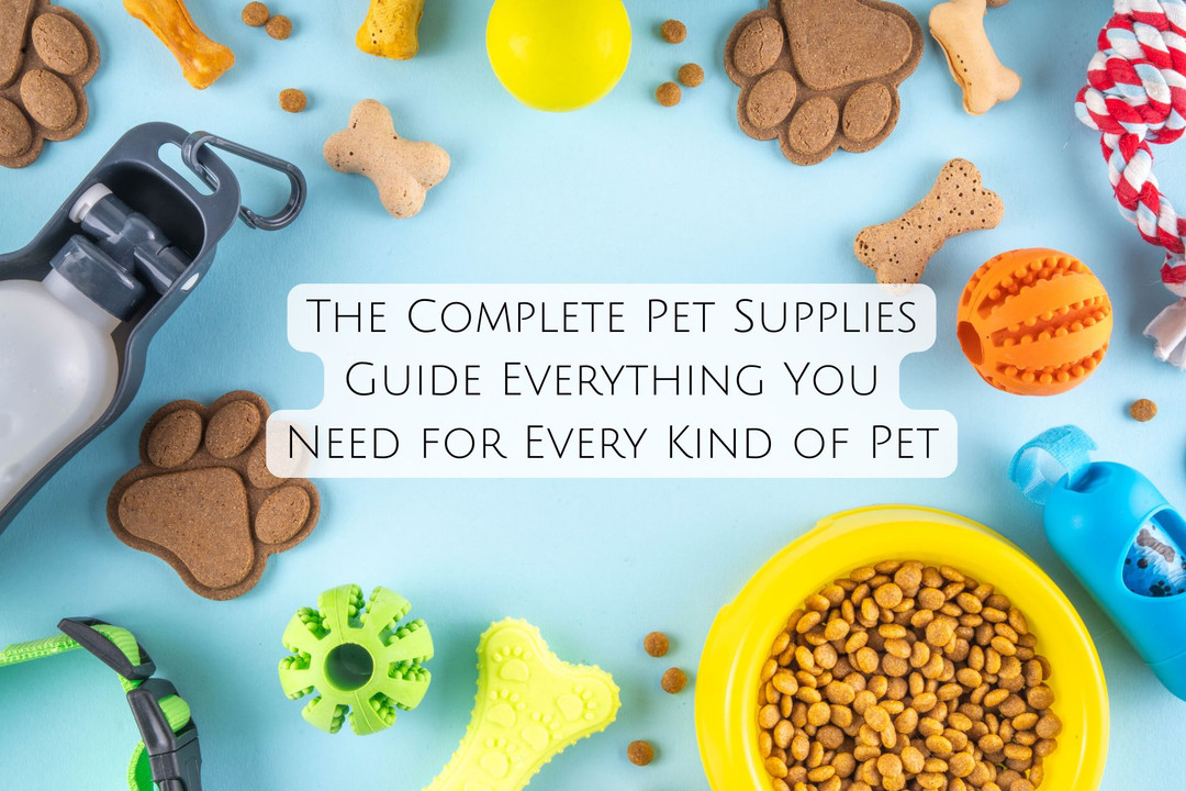 The Complete Pet Supplies Guide: Everything You Need for Every Kind of Pet