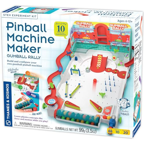 Thames & Kosmos Pinball Machine Maker Stem Experiment Kit Toy Of The ...