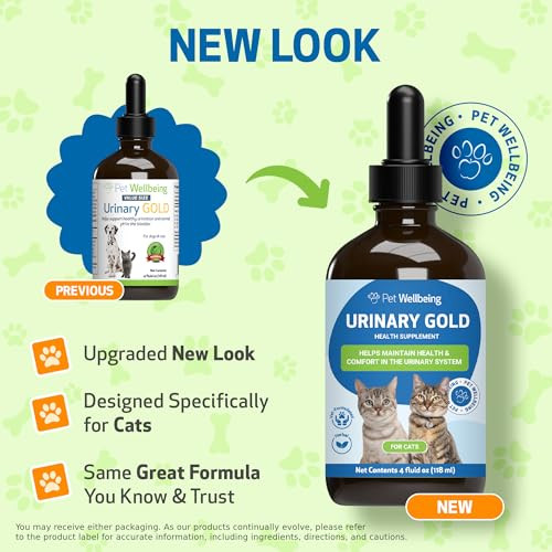 Pet Wellbeing Urinary Gold For Cats - Vet-Formulated Multi-Herb Urinary ... - Holistic Approach To Cat Urinary Health