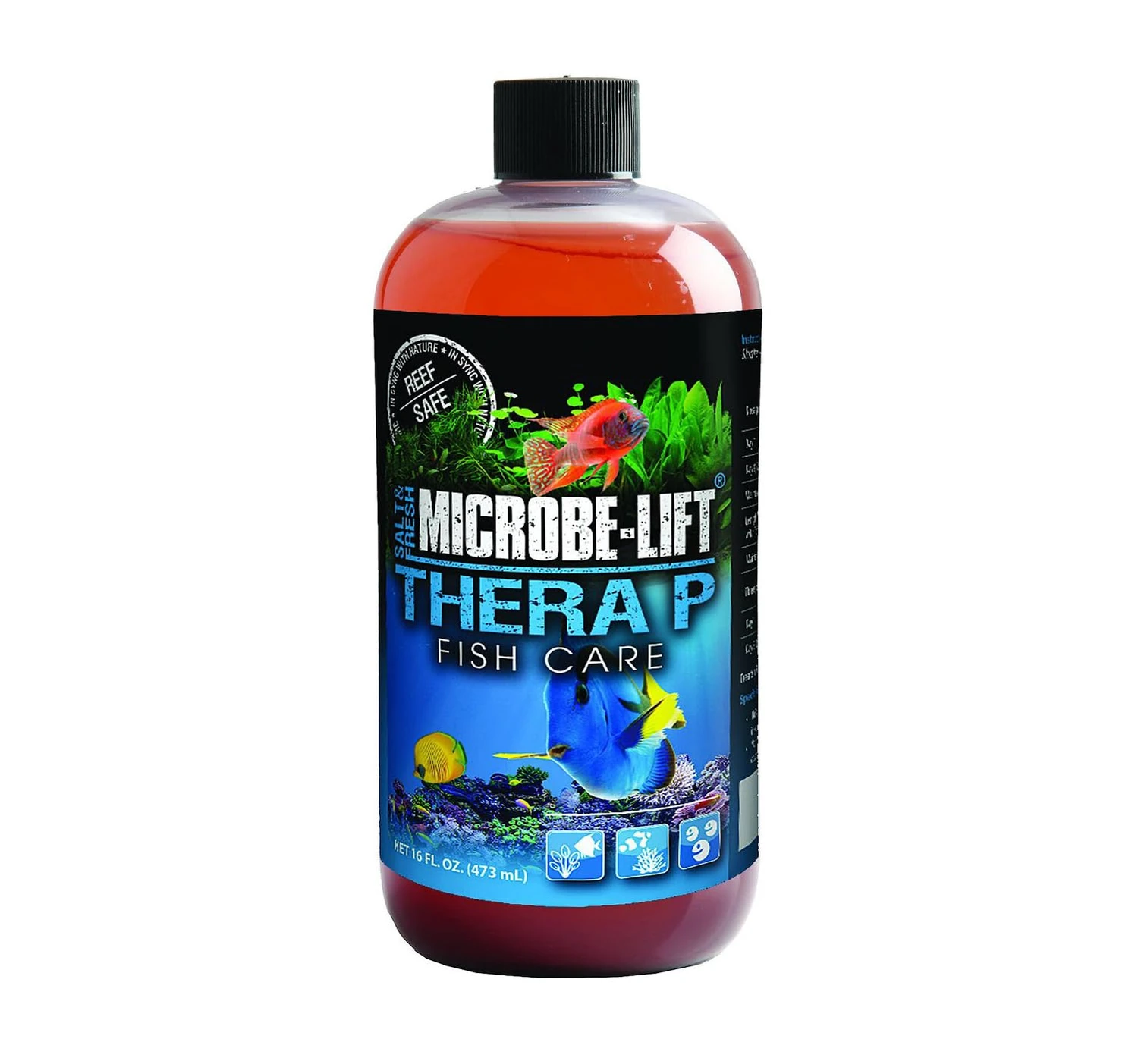 Microbe Fish Tank Microbe-Lift Theraph16 Therap Fish Care Treatment For Freshwater And ...