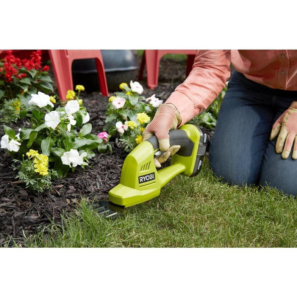 Ryobi P2900B ONE+ 18-Volt Lithium-Ion Cordless Grass Shear and Shrubber - Battery and Charger Not Included