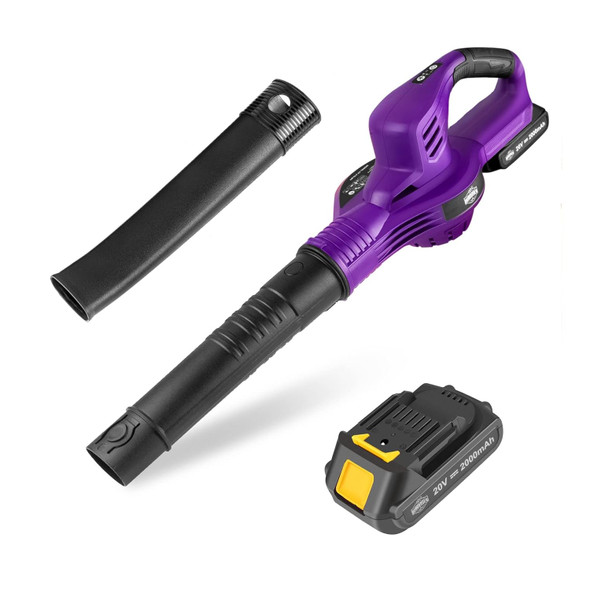 Cordless Leaf Blower, 20V 150MPH Electric Cordless Leaf Blower with Battery & Charger, 2 Section Tubes, Variable Speed, Lightweight Powerful Handheld Blower for Lawn Care, Leaf Blowing, Snow Blowing Cordless Leaf Blower, 20V 150MPH Electric Cordless Leaf Blower with Battery & Charger, 2 Section Tubes, Variable Speed, Lightweight Powerful Handheld Blower for Lawn Care, Leaf Blowing, Snow Blowing