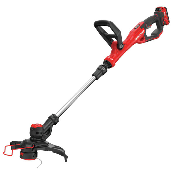CRAFTSMAN V20 WEEDWACKER Cordless String Trimmer, 13”, Adjustable Pole Length, 2-Speed Control, Spool Included (CMCST900D1) CRAFTSMAN V20 WEEDWACKER Cordless String Trimmer, 13”, Adjustable Pole Length, 2-Speed Control, Spool Included (CMCST900D1)
