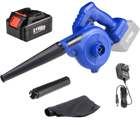 Leaf Blower Cordless, Leaf Blower with 20V 4.0Ah Battery and Charger, Electric Leaf Blower/Vacuum, 2-in-1 Blowers for Lawn Care Jobsite Light Yard Work Sweeping Leaf Blower Cordless, Leaf Blower with 20V 4.0Ah Battery and Charger, Electric Leaf Blower/Vacuum, 2-in-1 Blowers for Lawn Care Jobsite Light Yard Work Sweeping