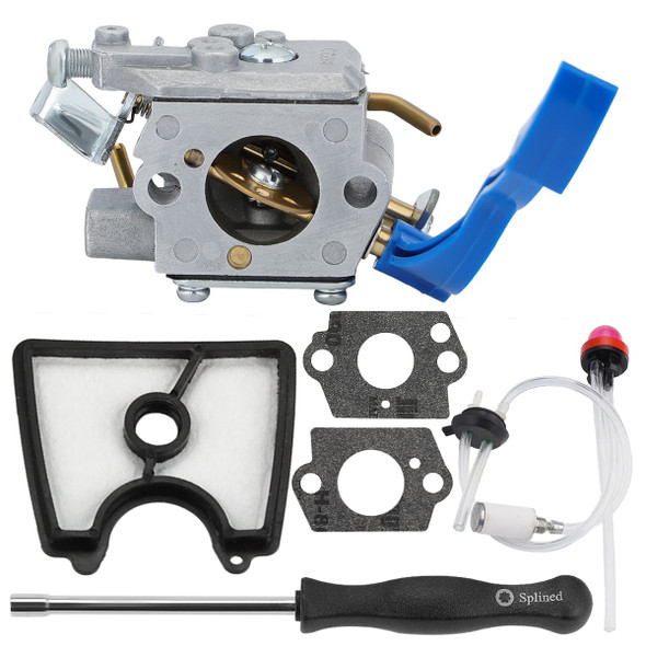 HeyCarb 125B Carburetor for Husqvarna 125BX 125BVX Leaf Blower Replace Zama C1Q-W37 Carb 590460102 581798001 545081811 545112101 with Air Filter Fuel Line Kit HeyCarb 125B Carburetor for Husqvarna 125BX 125BVX Leaf Blower Replace Zama C1Q-W37 Carb 590460102 581798001 545081811 545112101 with Air Filter Fuel Line Kit