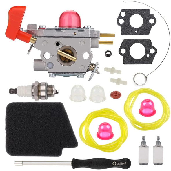 C1U-W43 545081857 Carburetor with Air Fuel Filter for Craftsman 358794770 358794780 358794765 358794774 358794773 944518250 BVM200FE Gas Blower Husq GBV345 C1U-W43 545081857 Carburetor with Air Fuel Filter for Craftsman 358794770 358794780 358794765 358794774 358794773 944518250 BVM200FE Gas Blower Husq GBV345