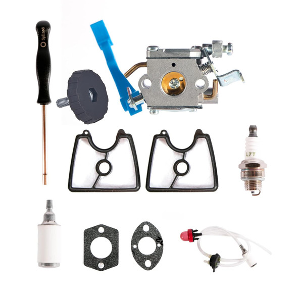 Mikatesi 125B Carburetor Kit for Husqvarna 125B 125BX 125BVX 590460102 545081811 Leaf Blower Trimmer for Zama C1Q-W37 Carb Engine 545 08 18-11 545112101 581798001 Mikatesi 125B Carburetor Kit for Husqvarna 125B 125BX 125BVX 590460102 545081811 Leaf Blower Trimmer for Zama C1Q-W37 Carb Engine 545 08 18-11 545112101 581798001