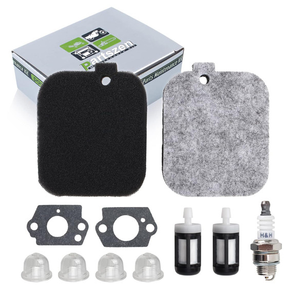 partszen 4229 120 1800 Air Filter for Stihl BG45 BG46 BG55 BG65 BG85 SH55 SH85 BR45C Blower with Fuel Filter Spark Plug Primer Bulb Tune Up Kit, 2 Pcs partszen 4229 120 1800 Air Filter for Stihl BG45 BG46 BG55 BG65 BG85 SH55 SH85 BR45C Blower with Fuel Filter Spark Plug Primer Bulb Tune Up Kit, 2 Pcs