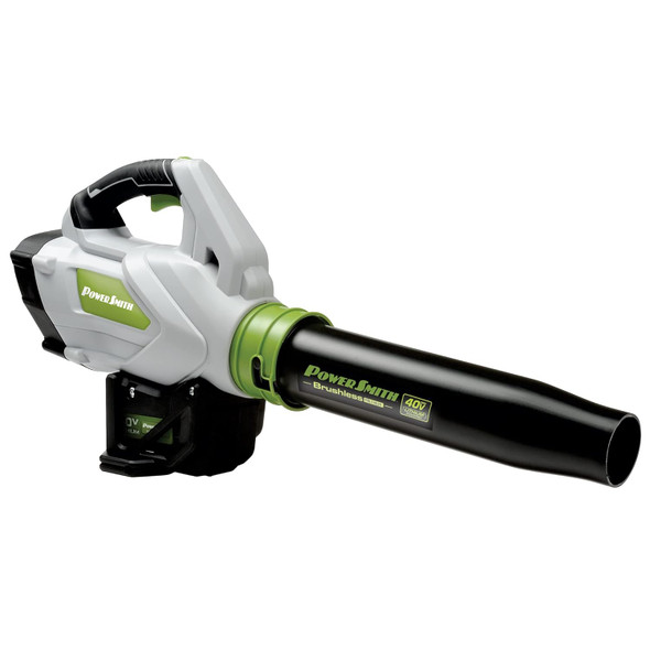 PowerSmith PBL140JH 40V Max Battery-Powered Cordless Leaf Jet Blower - Brushless Motor - Powered by Eco-Friendly Lithium-Ion Technology, Battery & Charger Included PowerSmith PBL140JH 40V Max Battery-Powered Cordless Leaf Jet Blower - Brushless Motor - Powered by Eco-Friendly Lithium-Ion Technology, Battery & Charger Included