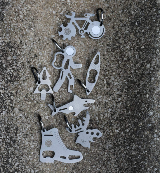 Ust Tool-A-Long Multi-Tool Carabiners With Durable, Compact Stainless Steel Construction For Hiking, Kayaking, Camping, Travel And Outdoor Survival Ust Tool-A-Long Multi-Tool Carabiners With Durable, Compact Stainless Steel Construction For Hiking, Kayaking, Camping, Travel And Outdoor Survival