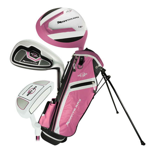 Ray Cook Golf Manta Ray 5 Piece Girls Junior Set with Bag (Ages 3-5) Ray Cook Golf Manta Ray 5 Piece Girls Junior Set with Bag (Ages 3-5)