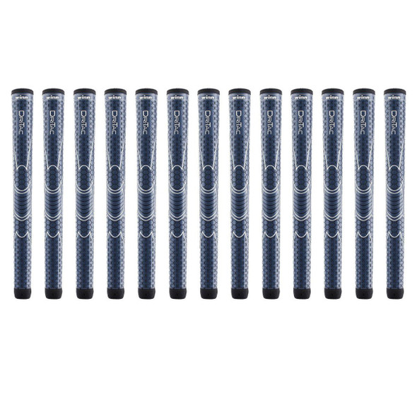 Winn Dri-Tac Midsize (+1/16 Inch) Navy Blue 13 Piece Golf Grip Bundle ( Winn Dri-Tac Midsize (+1/16 Inch) Navy Blue 13 Piece Golf Grip Bundle (