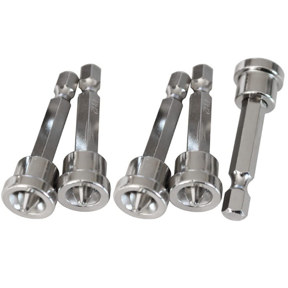 5 Pcs Magnetic Positioning Bits Anti Slip Screwdriver Bit Set PH2 Drywall Hex Shank Screwdriver Bits Screw Setter Dimpler Screw Positioning Bit Batch Head (50 mm) 5 Pcs Magnetic Positioning Bits Anti Slip Screwdriver Bit Set PH2 Drywall Hex Shank Screwdriver Bits Screw Setter Dimpler Screw Positioning Bit Batch Head (50 mm)