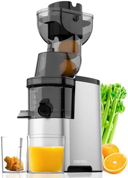 Masticating Juicer Machines 4.1-Inch(104Mm) Powerful Slow Cold Press Juicer With Large Feed Chute Electric Masticating Juicers For Vegetables And Fruits Easy To Clean With Brush Masticating Juicer Machines 4.1-Inch(104Mm) Powerful Slow Cold Press Juicer With Large Feed Chute Electric Masticating Juicers For Vegetables And Fruits Easy To Clean With Brush