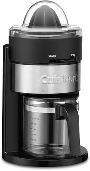 Cuisinart Citrus Juicer With Carafe Ccj-900P1 Black/Silver 24 Ounce Cuisinart Citrus Juicer With Carafe Ccj-900P1 Black/Silver 24 Ounce