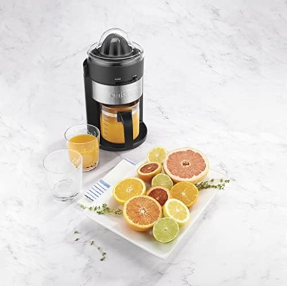Cuisinart Citrus Juicer With Carafe Ccj-900P1 Black/Silver 24 Ounce Cuisinart Citrus Juicer With Carafe Ccj-900P1 Black/Silver 24 Ounce