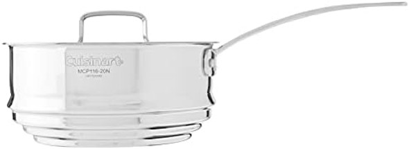 Cuisinart Mcp116-20N Multiclad Pro Stainless Skillet 20-Cm Universal Steamer W/Cover Cuisinart Mcp116-20N Multiclad Pro Stainless Skillet 20-Cm Universal Steamer W/Cover