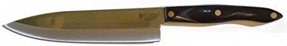 Cutco Model 1728 Petite Chef Knife With 7 3/4" High Carbon Stainless Blade And 5 1/2" Classic Dark Brown Handle (Often Called "Black") In Factory-Sealed Plastic Bag.
